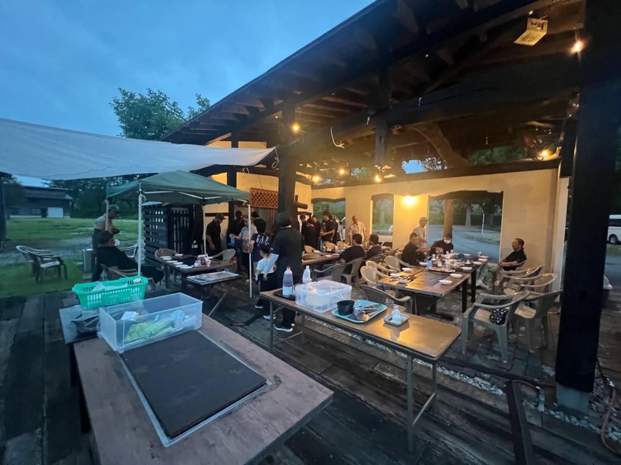 親睦BBQ　in　トラットリアイズミ